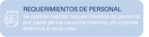 REQUERIMIENTOS DE PERSONAL
